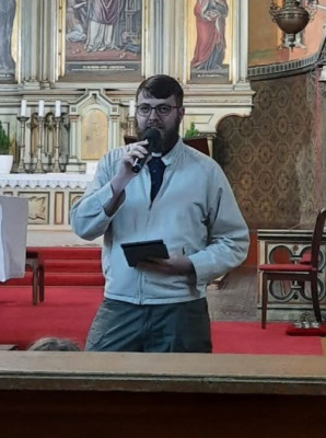 Povídání p. Františka / Autor fotografie: Michaela Šimůnková