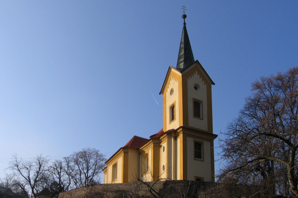 Všenory-Horní Mokropsy, kostel sv. Václava