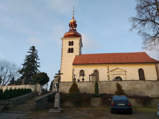 Olbramovice, kostel Všech svatých