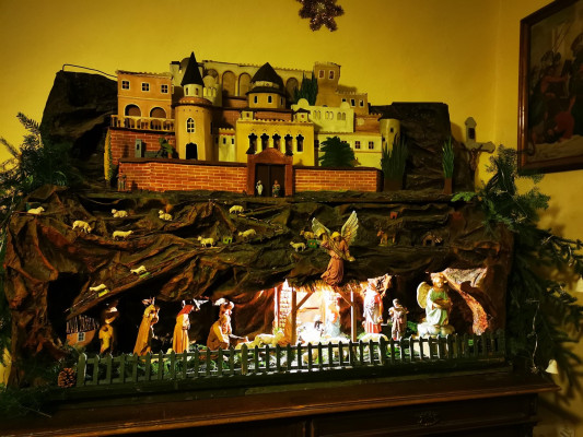 Betlém 1935 / Betlém v zámecké kapli v Račicích 1935 / Autor fotografie: Jana Slováčková