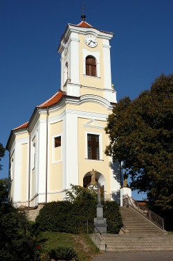 Vlkoš u Kyjova, kostel Nanebevzetí Panny Marie