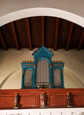 Modré varhany / Autor fotografie: archiv farnosti